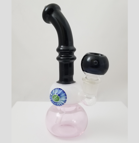 pink blue bubblers pipes